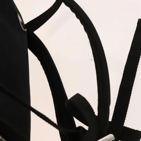 PRADA Backpack Nylon Black Silver Auth bs27459 - Picture 12 of 15
